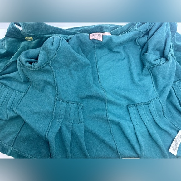New Vintage Juicy Couture double breasted velour jacket with gold buttons, Sz S - Picture 4 of 10
